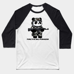 Tactical Panda Baseball T-Shirt